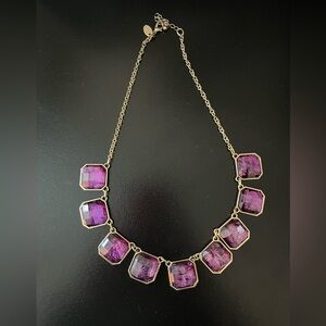 Purple Gem Necklace